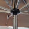Зонт квадратный ALU3х3м Balcony, алюминиевый