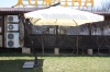 Зонт XL-3х3 консольный с чёрным каркасом