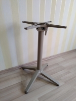 База для стола из алюминия  Е-9807 бежевая