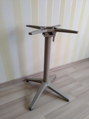 База для стола из алюминия  Е-9807 бежевая